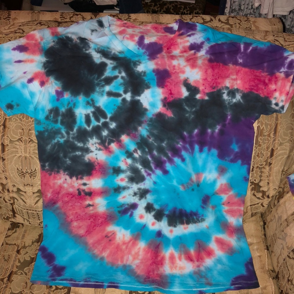 Handmade Double Swirl Tie Dye